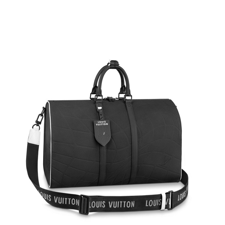 Keepall Bandoulière 50肩背行李包，14萬5,000元。圖／路易威登提供 